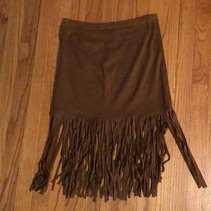 Drive brown skirt